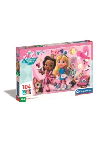 Puzzle 104 el. SuperColor. Alice`s Wonderland Bakery Clementoni