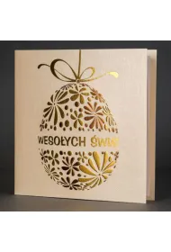 Art Nuvo Karnet Wielkanoc z�ocona