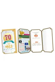 Kukartka Karnet Urodziny 70