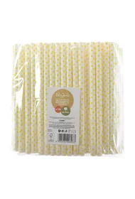 Arpex S�omki papierowe jumbo ��te 10mm 144 szt.