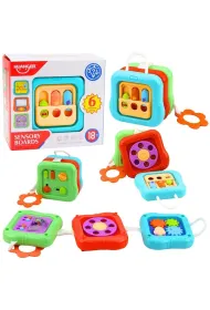 Kostka sensoryczna panele manipulacyjne LeanToys
