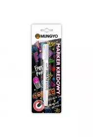 Marker kredowy MUNGYO bia�y na blistrze