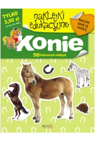 Konie naklejki edukacyjne