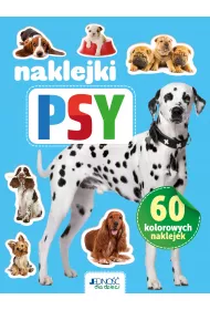 Psy. 60 kolorowych naklejek