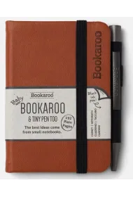 If Bookaroo Notatnik A7 z d�ugopisem - br�zowy