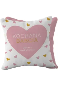 Be-Happy Gifts Poduszka prezentowa z napisem Kochana Babcia