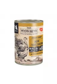 Wiejska Zagroda Karma mokra dla kota Indyk z kurczakiem (kociak) 400 g