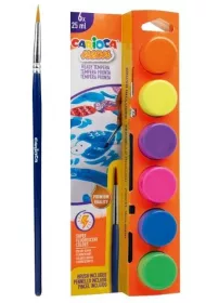 Carioca Farby plakatowe neon 6 x 25 ml