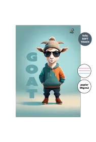 EV-Corp Zeszyt A4 32k.w 3 linie kolor Goat 90g
