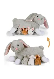Mama kr�liczek z 3 ma�ymi kr�liczkami Mamanimals