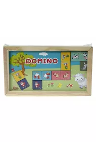 Domino drewniane Zwierztka Adar