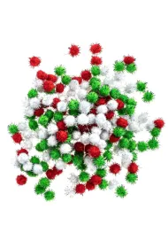 Dalprint Pompony poliestrowe metalizowane 15mm 200 szt.