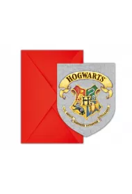 Procos Zaproszenia Harry Potter Hogwarts House 6 szt.
