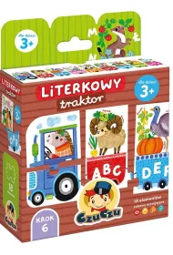 CzuCzu Literkowy traktor dla dzieci 3 Bright Junior Media