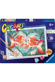 CreArt dla dzieci: Romantyczne rybki z brokatem Ravensburger