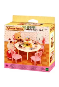 Sylvanian Families St, krzesa i mnstwo sodkoci Sweets Party 5742