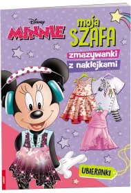 Minnie. Moja Szafa. Zmazywanki z naklejkami