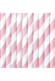 PartyDeco S�omki papierowe ro�owe 9.5cm 10 szt.