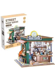 Puzzle Uliczny zak�tek 3D - Kawiarenka, 138el. Askato