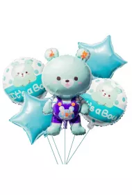 GoParty Zestaw balon�w foliowych It's a Boy 5 szt.