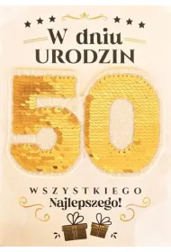 Armin Style KARNET URODZINY 50 B6 Z KOP AS CE-04 FOL