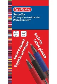 Herlitz D�ugopis �elowy Smoothy wk�ad czerwony 0.7mm 12szt