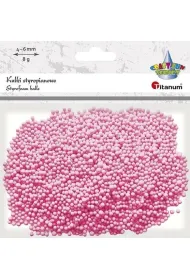 Titanum Kulki styropianiowe jasnor�owy 8 g, 5 mm