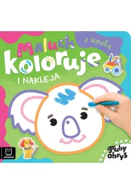 MALUCH KOLORUJE I NAKLEJA Z KOAL�. GRUBY OBRYS