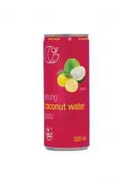 Quality Food Woda kokosowa z puree z yuzu 320 ml