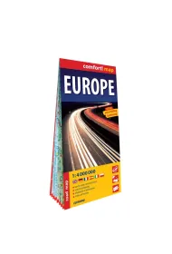 Europa laminowana mapa samochodowa 1:4 000 000