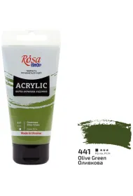 Rosa Farba akrylowa olive green 441 75ml