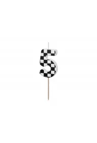 PartyDeco wieczka urodzinowa 5 5.5cm