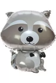 Balon foliowy le�ne zwierz�tka - szop 60cm