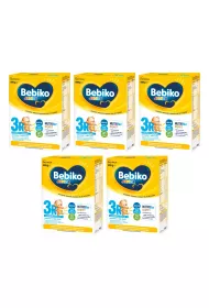Bebiko Junior 3R Odywcza formua na bazie mleka dla dzieci powyej 1. roku ycia Zgrzewka 5 x 600 g