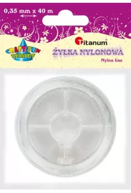 Titanum �y�ka nylonowa przezroczysta 0,35mm, 40m