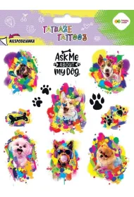 Tatua�e zmywalne Funny Dogs HAPPY COLOR
