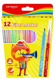 Pbs Connect Flamastry Fiber Marker 12 szt.