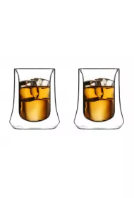 Vialli Design Komplet szklanek niskich z podwjn ciank Soho 8920 2 x 240 ml