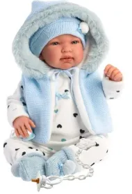 Lalka bobas Tino 44cm Llorens