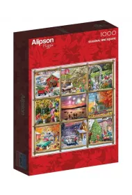 Puzzle 1000 el. Wszystkie pory roku Alipson