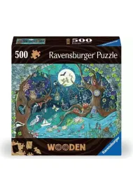 Puzzle drewniane 500 el. Ba�niowy Las Ravensburger