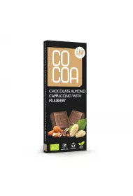Cocoa Czekolada cappuccino migdaowe z morw 40 g Bio