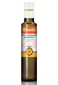 Olandia Olej z praonych pestek dyni toczony na zimno 250 g