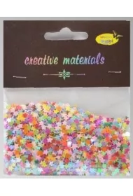 Galeria Hobby Elementy z folii gwiazdki pastelowe 20g