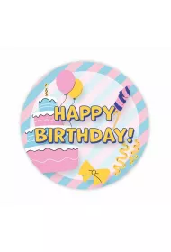 LearnHow Naklejki urodzinowe - Happy Birthday