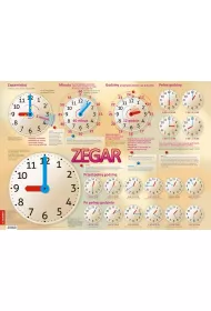 Plansza edukacyjna Zegar + ksi��eczka
