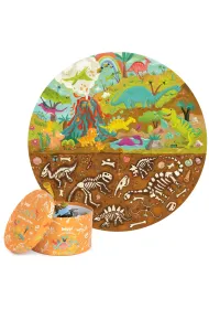 Puzzle okr�g�e 150 el. Dinozaury Boppi