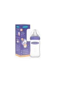 Lansinoh Butelka szklana ze smoczkiem NaturalWave 160 ml