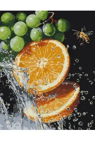 Brushme Malowanie po numerach - Soczysta Kombinacja 40x50cm