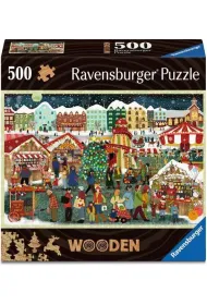 Puzzle drewniane 500 el. Jarmark �wi�teczny Ravensburger